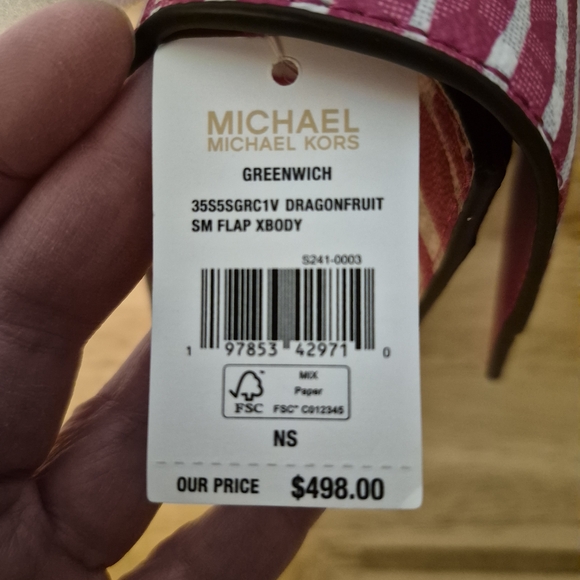 Michael Kors Pink Crossbody NWT - Picture 9 of 10